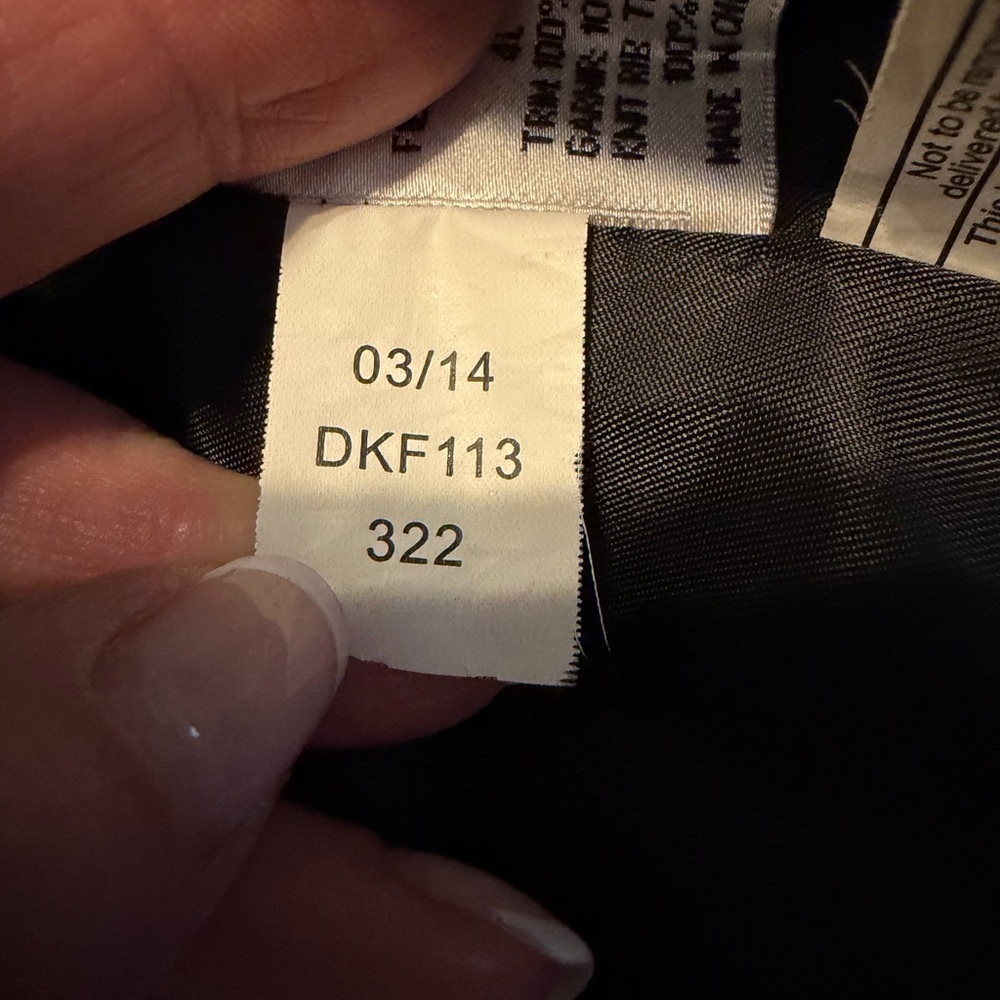 DKNY Womens Black Down Coat - Picture 6 of 7